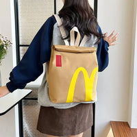 Cute McDonald's Vintage Canvas Backpack
