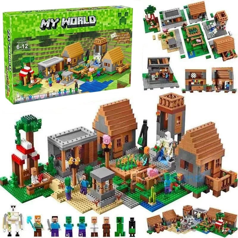 Minekraft Village Building Blocks