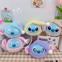 Stitch Big Head Eat Before Sleep Keychain