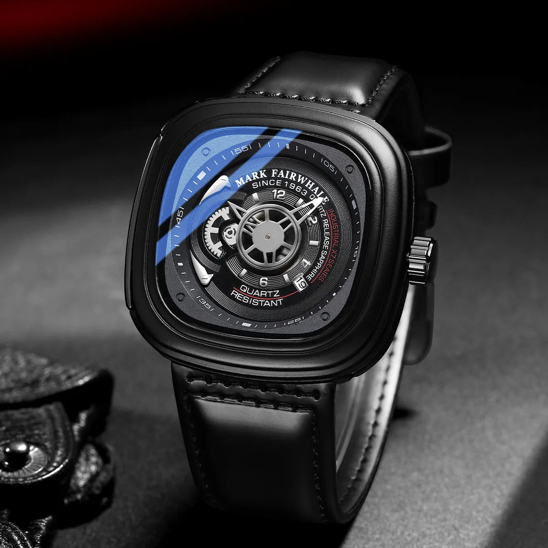 Mark Fairwhale 5052 Square Chrono Watch