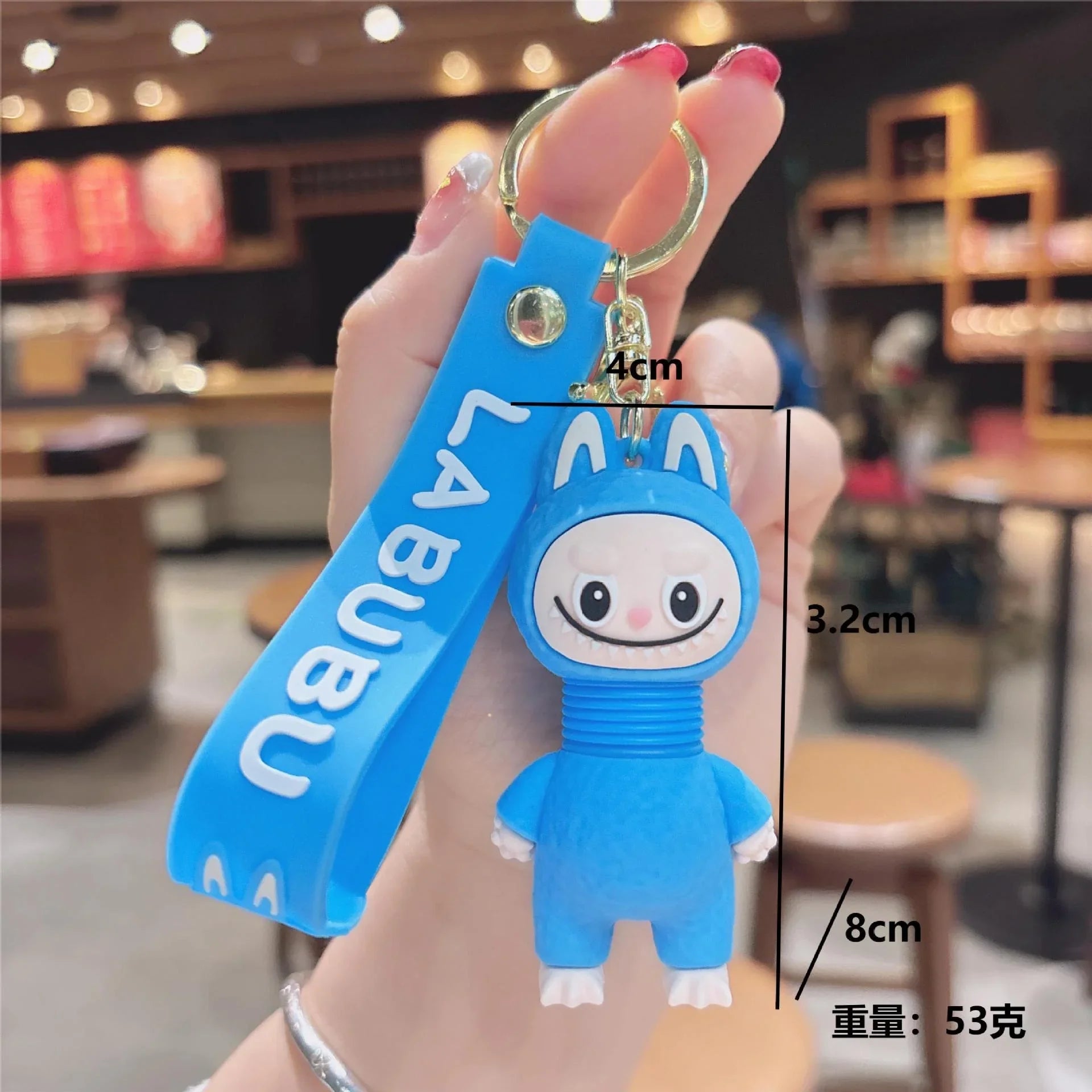 Labuboo Wiggle Neck Stretch Keychain