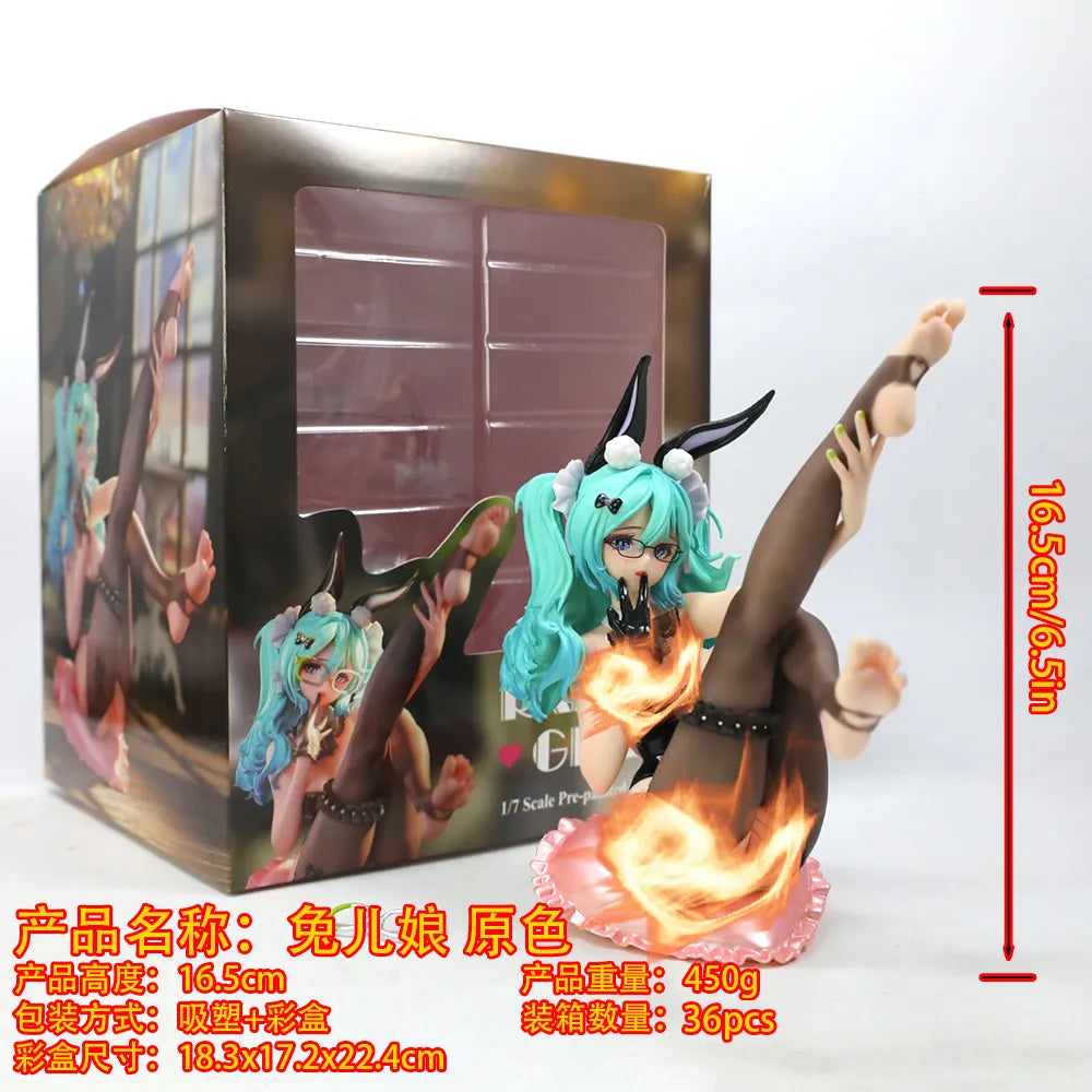 Hatsune Miku Legs Up Bunny Girl Figure (17 cm)