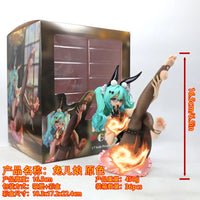 Hatsune Miku Legs Up Bunny Girl Figure (17 cm)