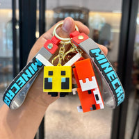 Minecraft Pixel Style Keychain