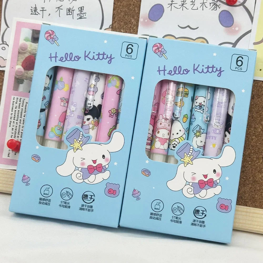 Sanliou Chubby Feels Gel Pen (Set of 6)