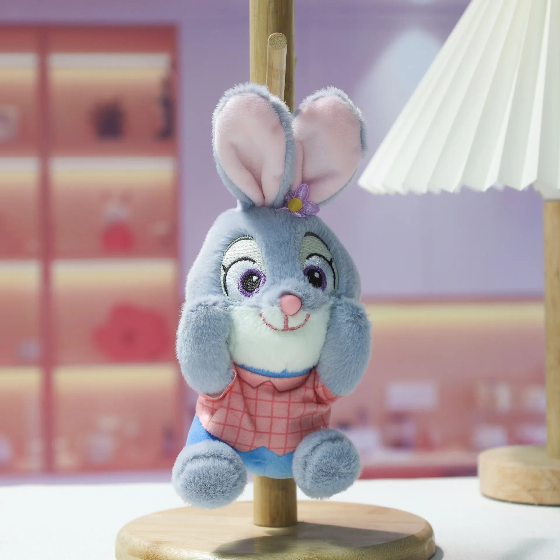 Zootopia Paw-Cheek Squeeze Plush Keychain