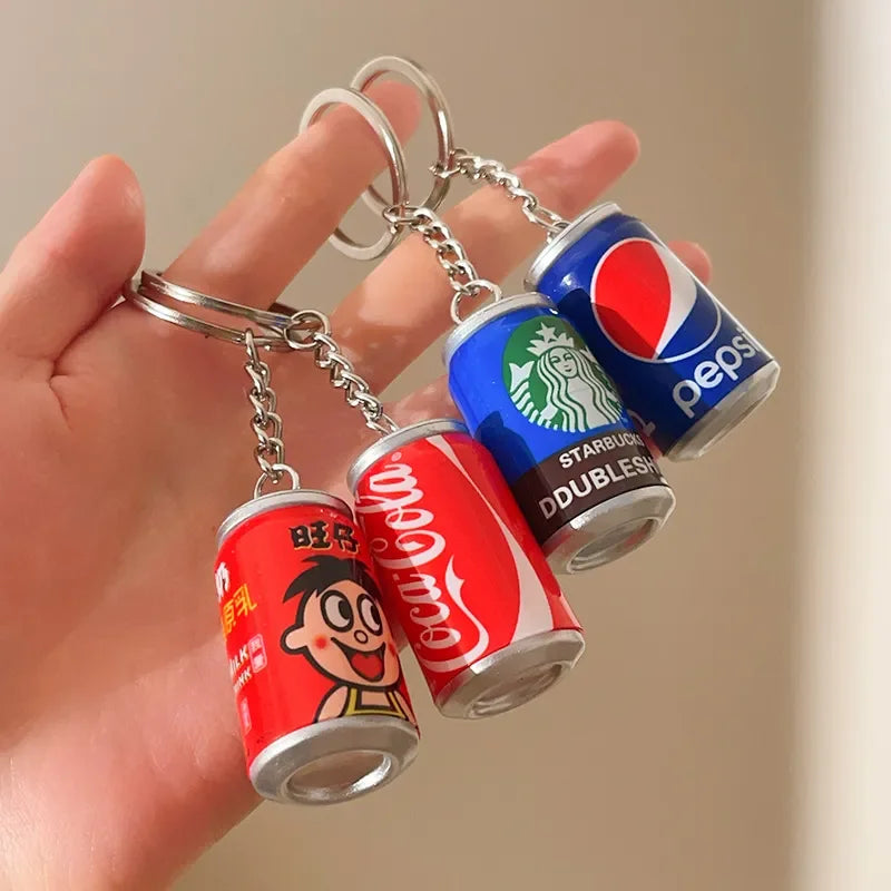 Mini Sip Beverage Can Keychain