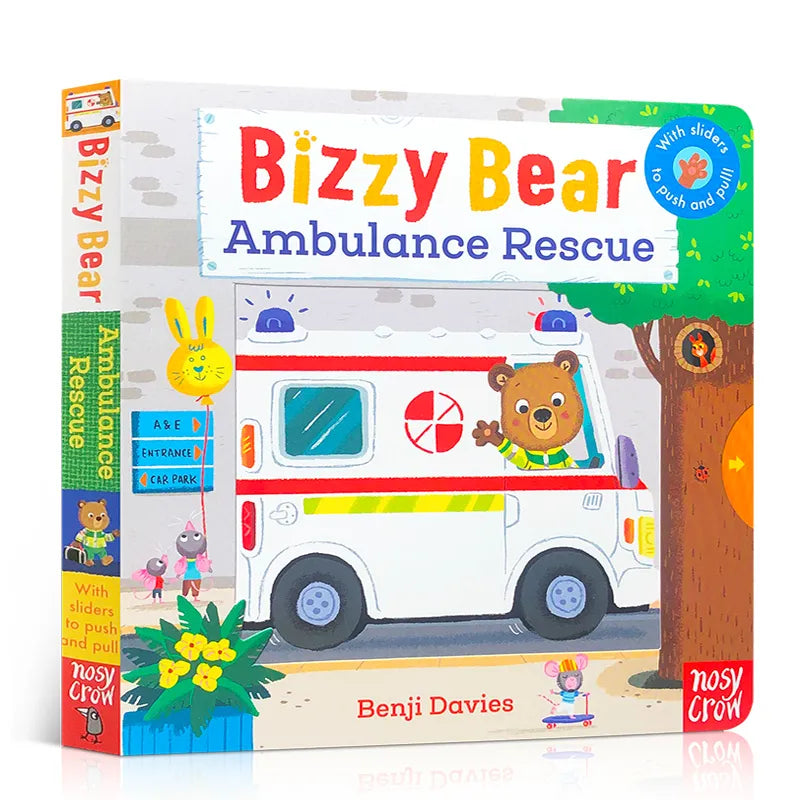 Bizzy Bear Interactive Push-Pull Board Book Collection