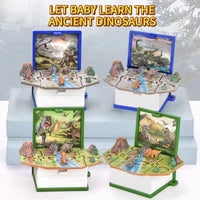 Jurassic Dinosaur Folding Book Keychain