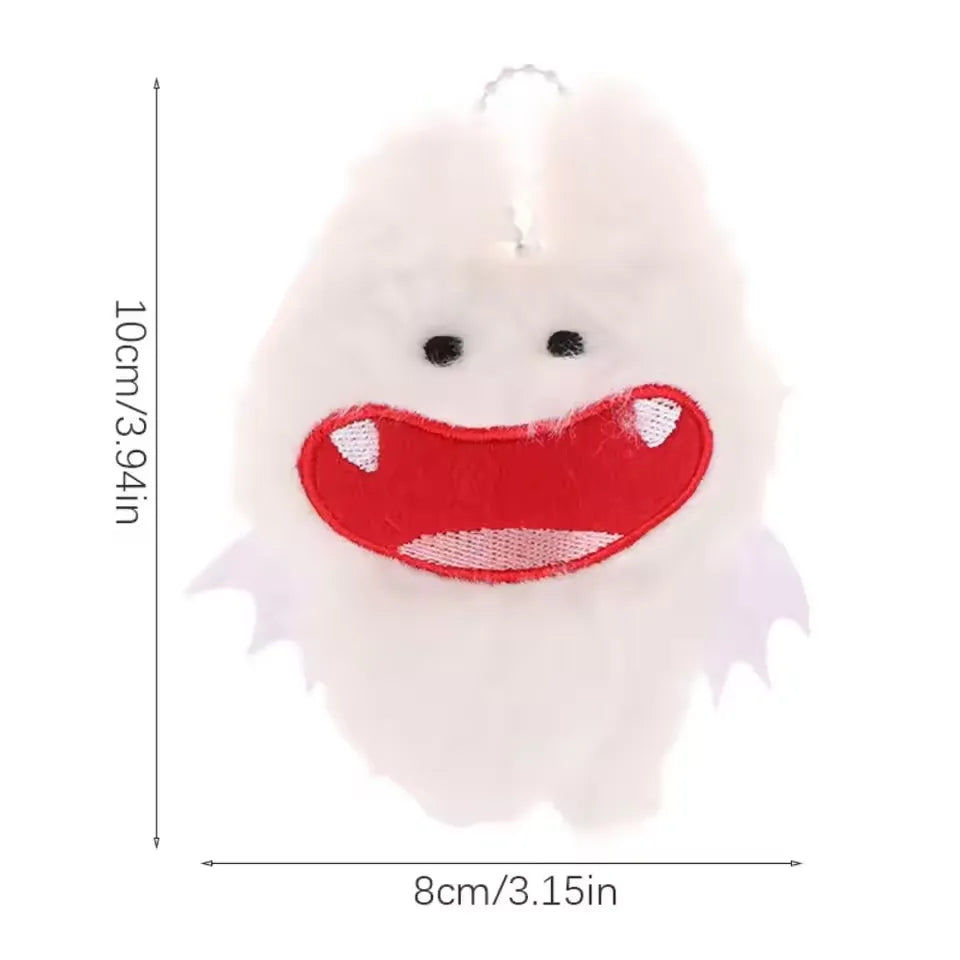 Ultra-Fluffy Laughing Bat Plush Keychain