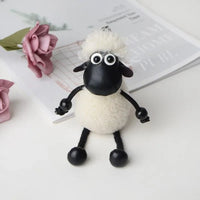 Shaun the Sheep Wool Luxe Keychain