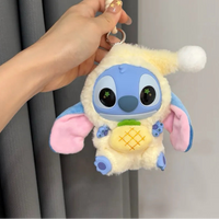 Cosmic Alien Snack Attack Plush Keychain