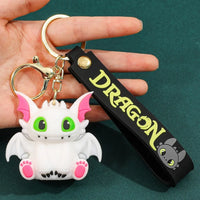Toothless & Light Fury Elite Dragon Keychains