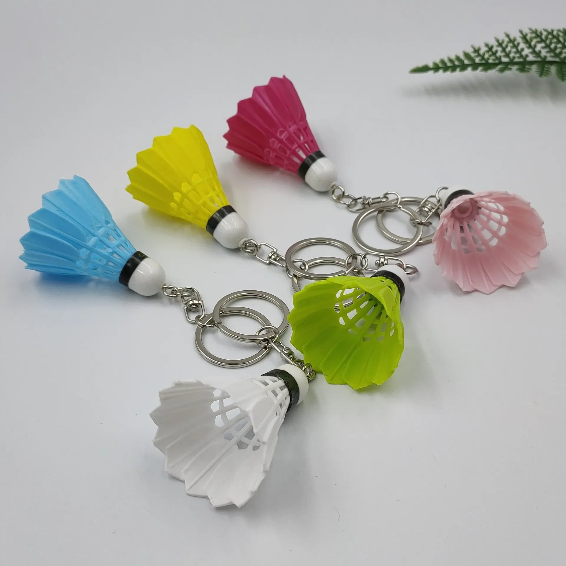 Smash Shuttlecock Sports Keychain