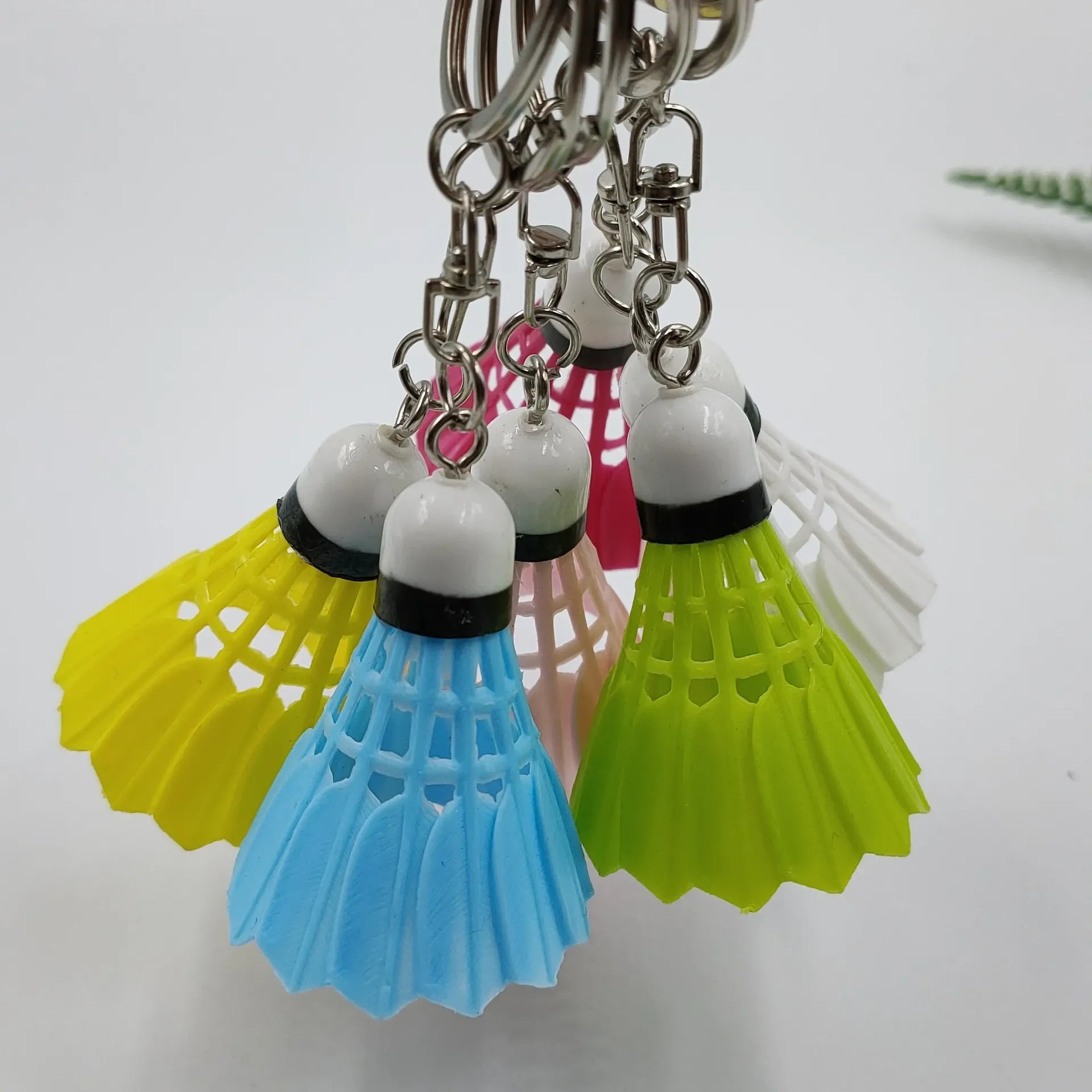 Smash Shuttlecock Sports Keychain