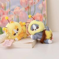 Mofusand Buzzy Whiskers Plush Keychain