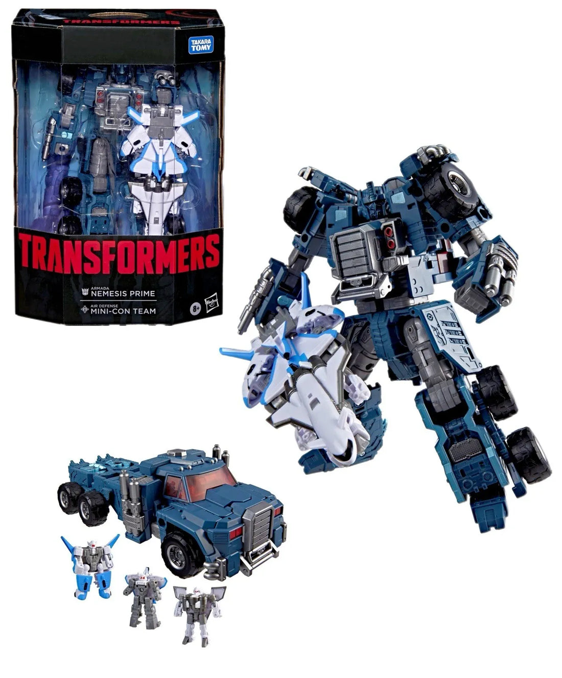 Transformers Armada Nemesis Prime & Air Defense Mini-Con Team