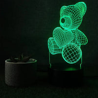 Teddy HeartLoom Love LED Lamp