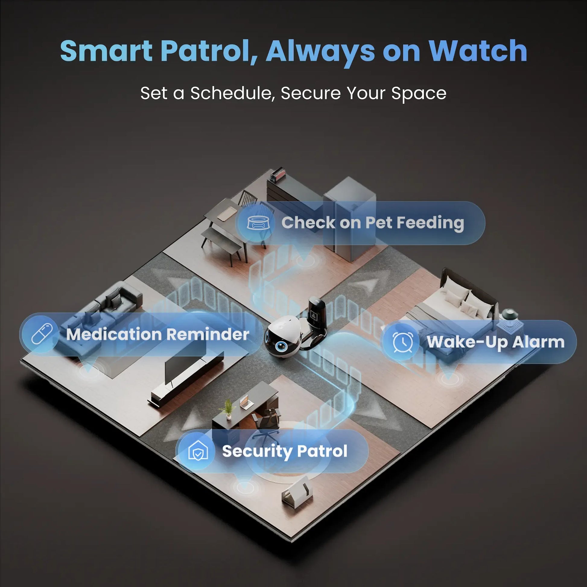 Enabot EBO Air 2 Plus Intelligent Companion Robot