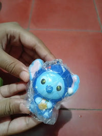 Stitch Eat Before Sleep Squishy Keychain