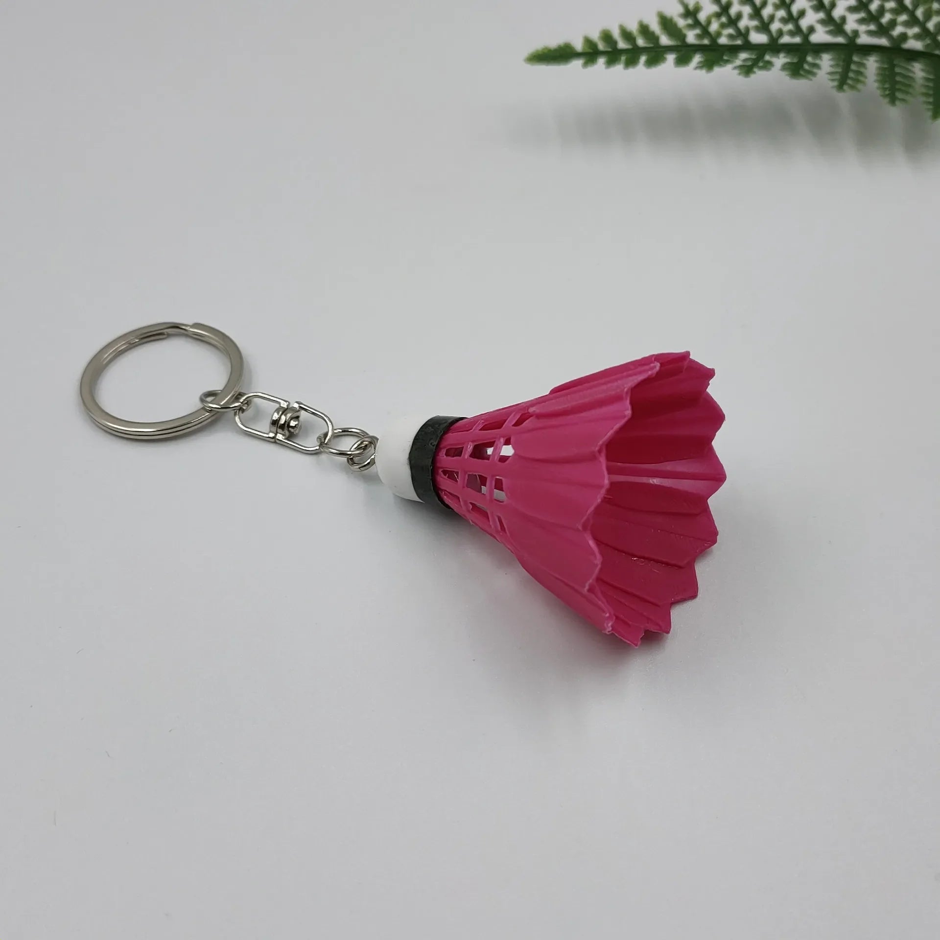 Smash Shuttlecock Sports Keychain