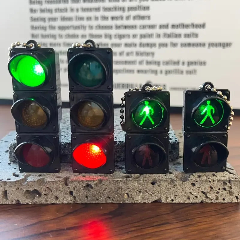 Traffic Signal Lights LED Keychain