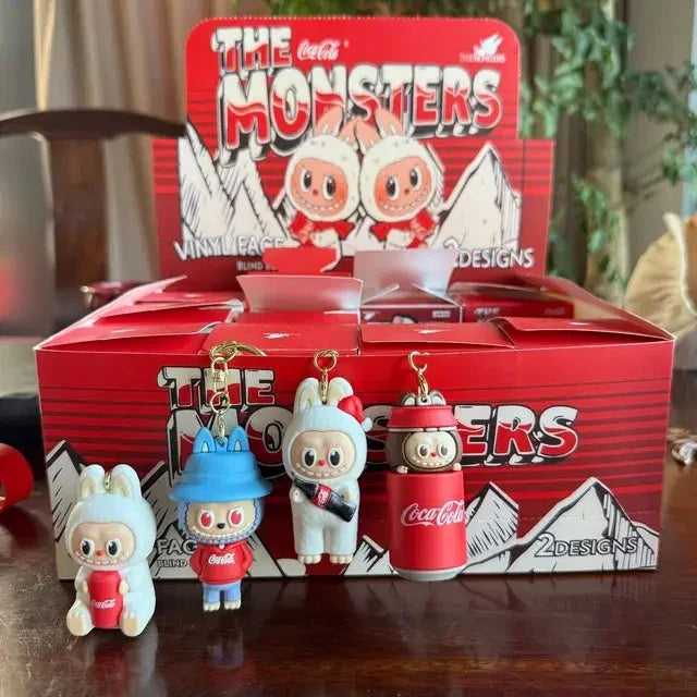 Labubu Cola Squad Blind Box Keychain