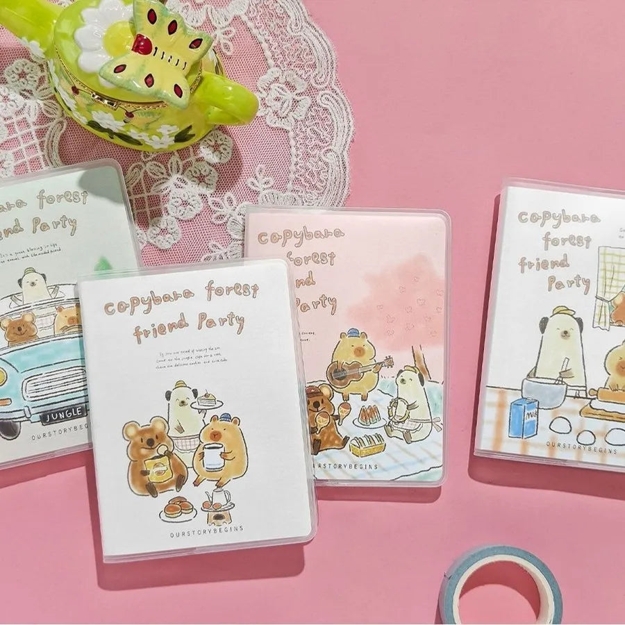 Capybara Forest Friend Party A7 Pocket Diary