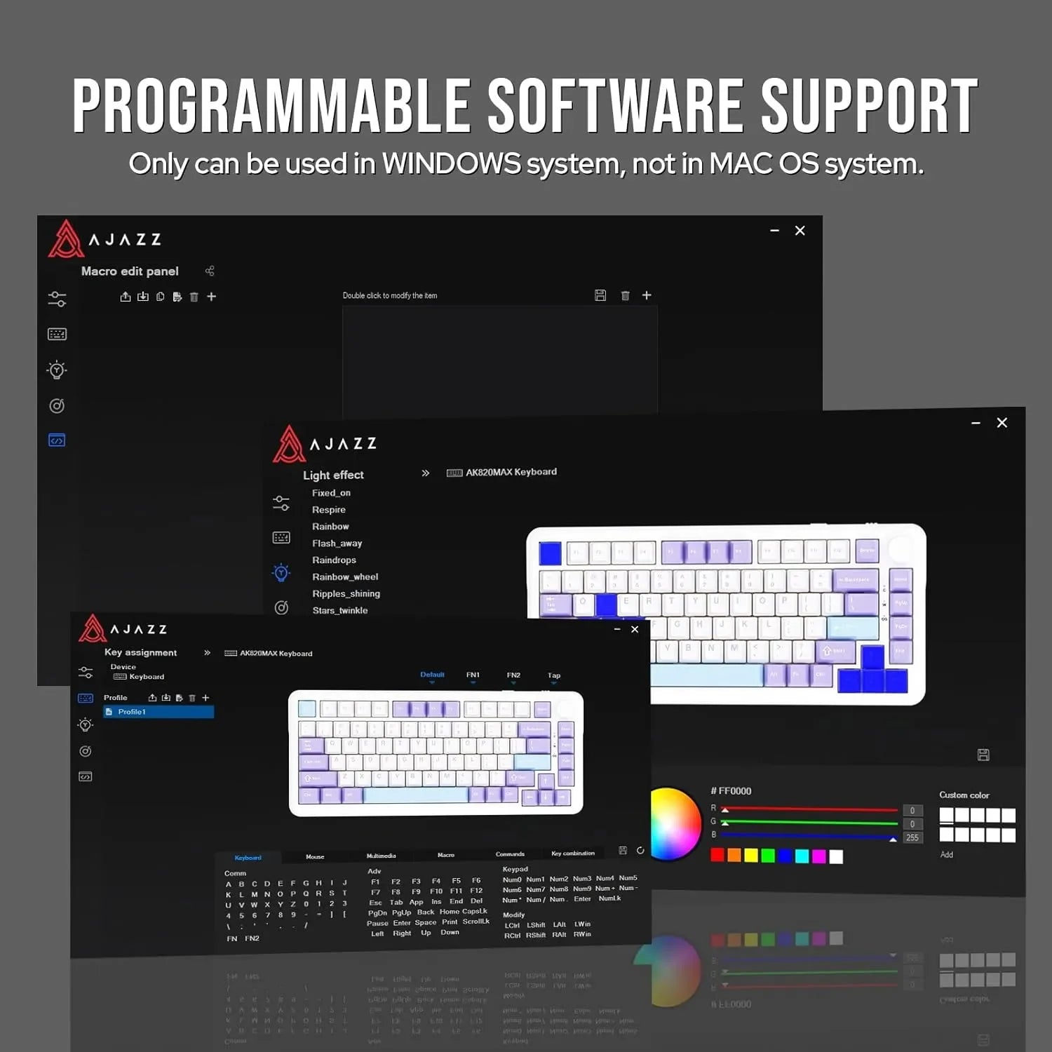 AJAZZ AK820 Wireless Mechanical Keyboard
