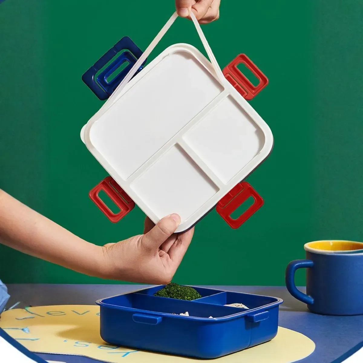 The Super Mario Bros 3-Compartment Bento Lunch Box