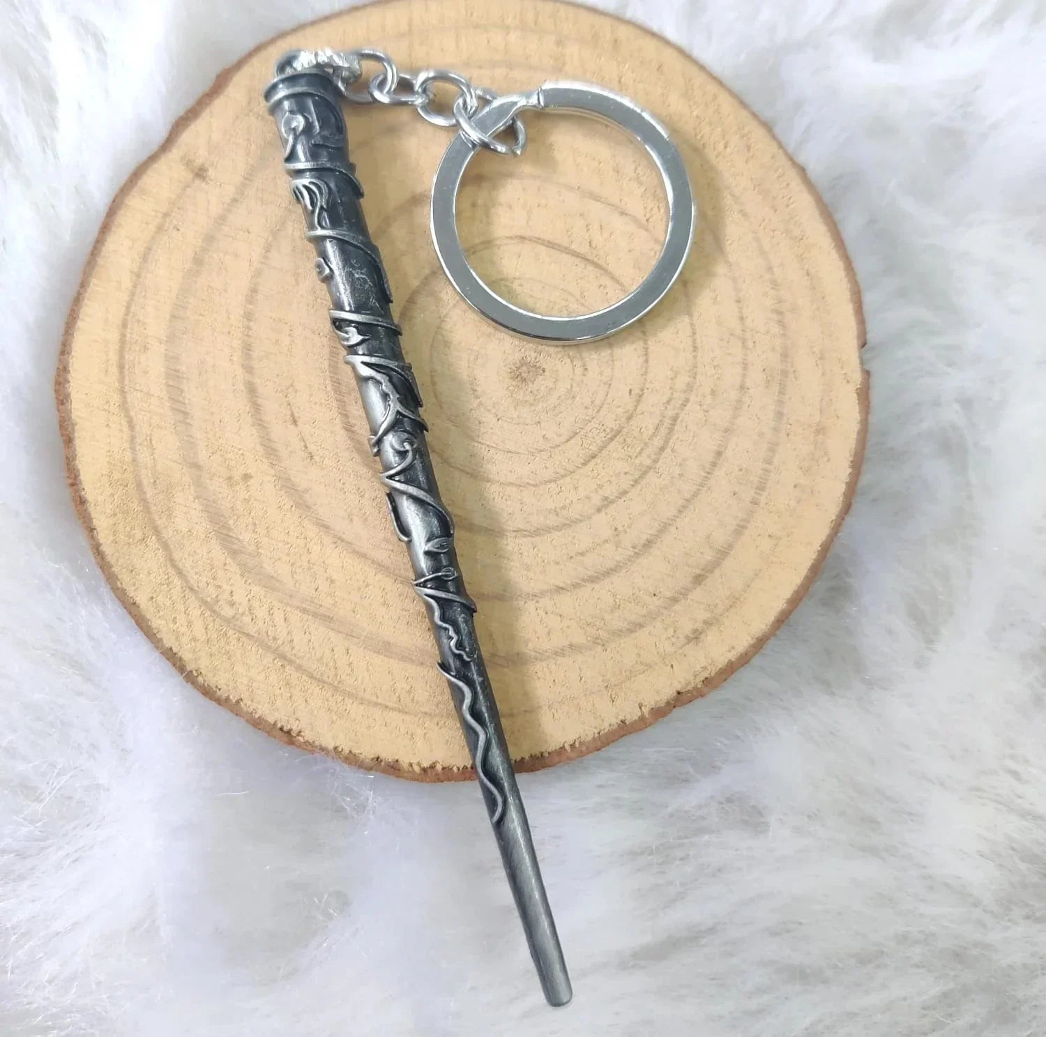 Magic Boy Metal Wand Keychains