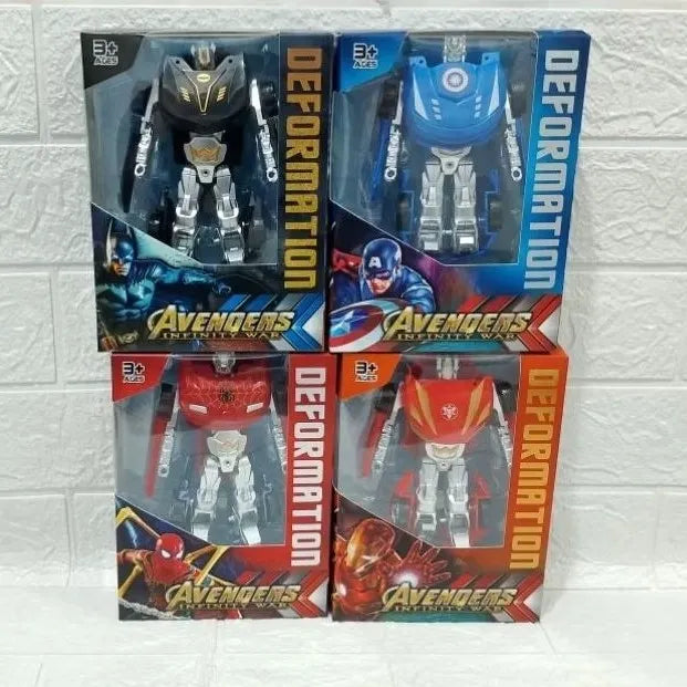 Superhero 2-in-1 Transforming Sports Car Robot