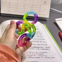 Unknot Electroplated Tangle Fidget Rope