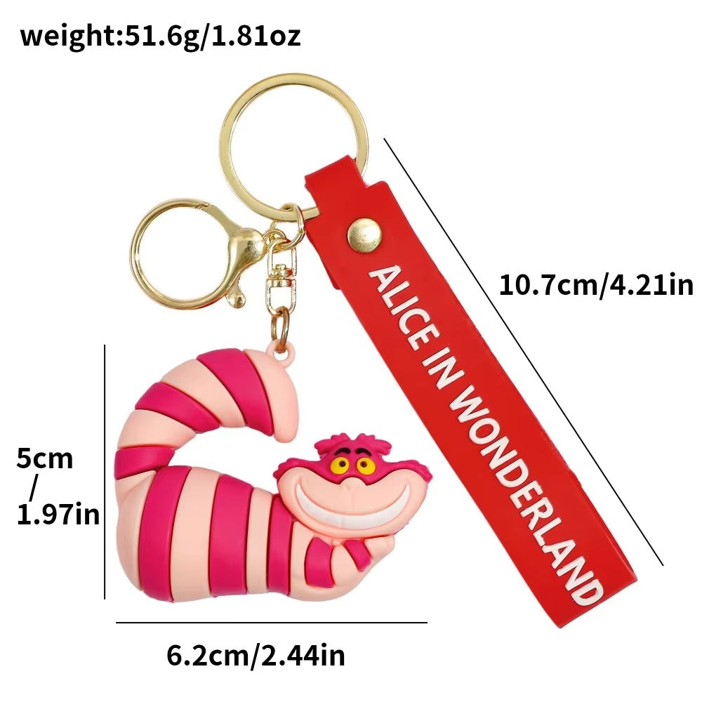 Alice In Wonderland 3D Keychain