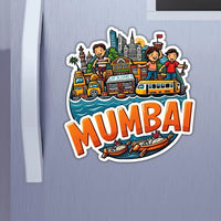 Mumbai City Vibes Fridge Magnet