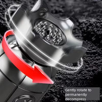 Nuclear Bomb Rotating Fidget Keychain