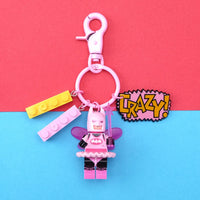 Brick Brigade Hero Blocks Keychain