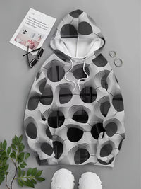 Cyber-Brutalist 3D Invisible Effect Honeycomb Hoodie