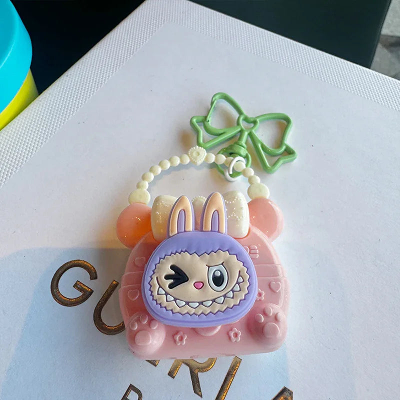 Winking Labubu Handbag Charm