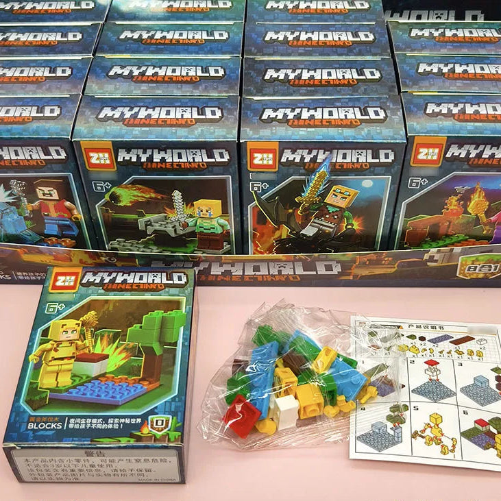 Minecraft Night Survival Adventure Blocks Mystery Box
