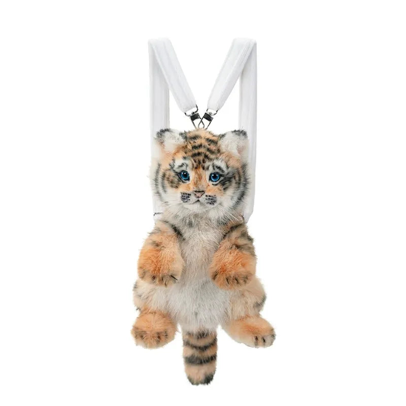 Bear Hugs Realistic Tiger Simulation Plush Backpack
