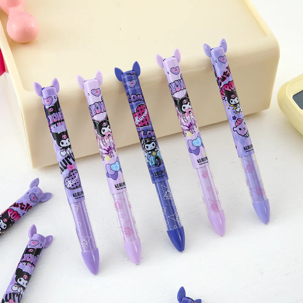 Kuromi Two-Color Retractable Ball Pen