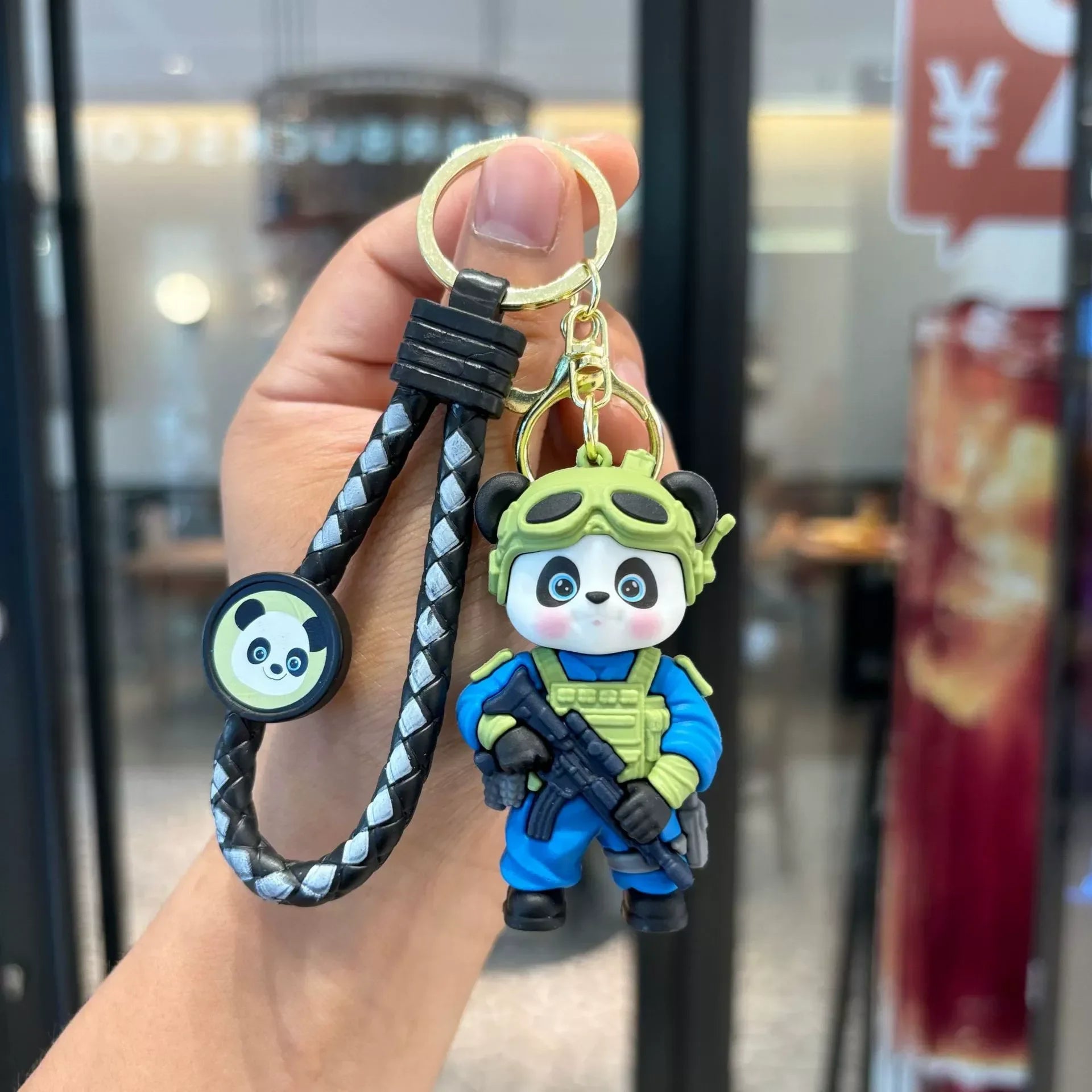 Special Forces Panda Premium Keychain