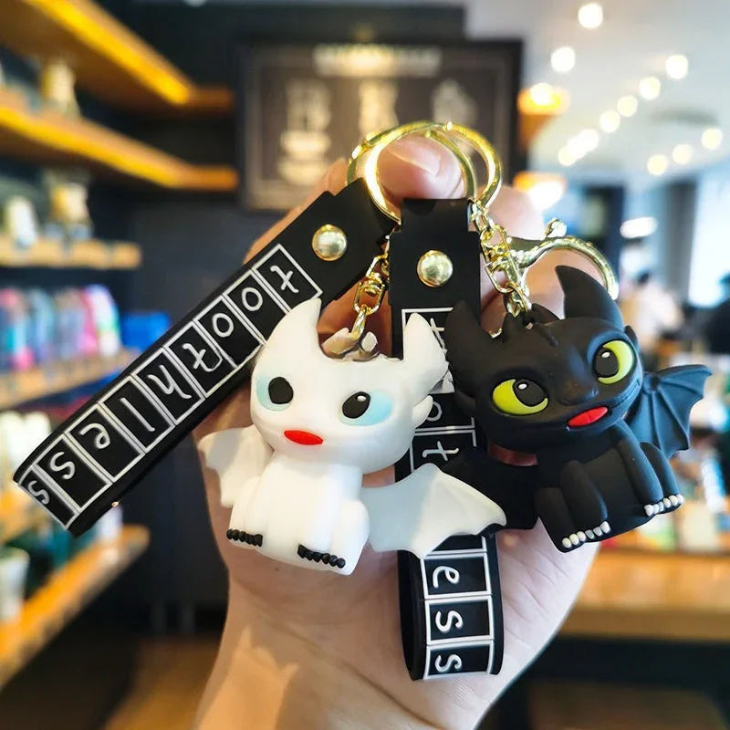 HTTYD Night & Light Fury 3D Keychain