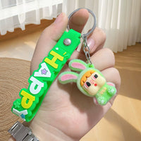 Cry Baby Happy Power Keychain
