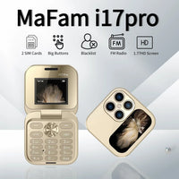 AtomFlip i17 Mini Folding Phone