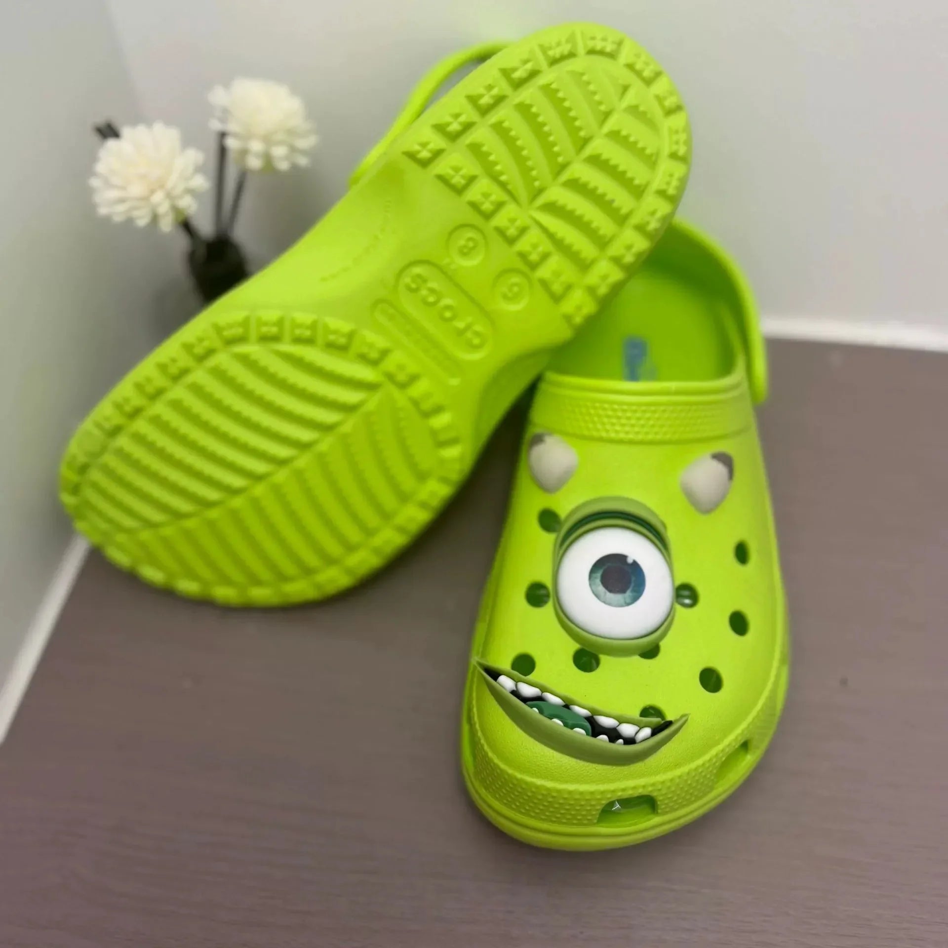 One-Eyed Green Monster Comfort Clogs