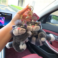 Lucifer Cat Grump Tales Plush Keychain
