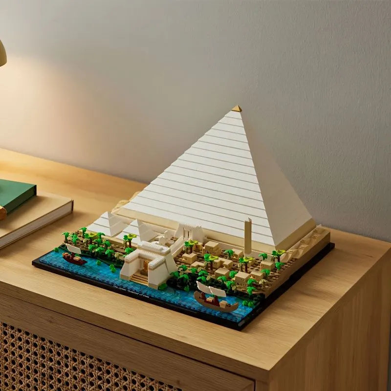 Great Pyramid of Giza Architecture Building Set (1476 Pcs)
