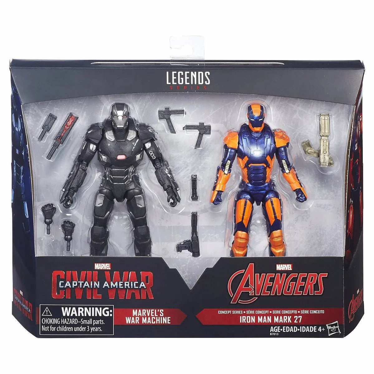 Legends Civil War Iron Man & War Machine Figurines (15 cm)